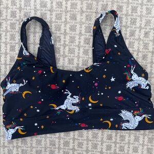 Torrid Wireless scoop bikini top black Pegasus 1